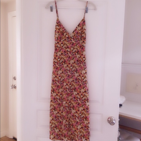 Floral Print Tie-Back Dress XS - Picture 10 of 10